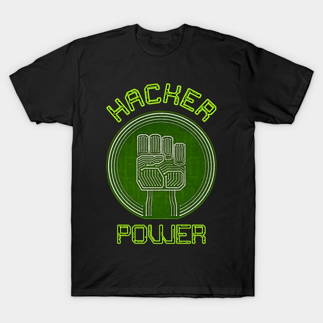 Hacker Power T-Shirt by Hacktees